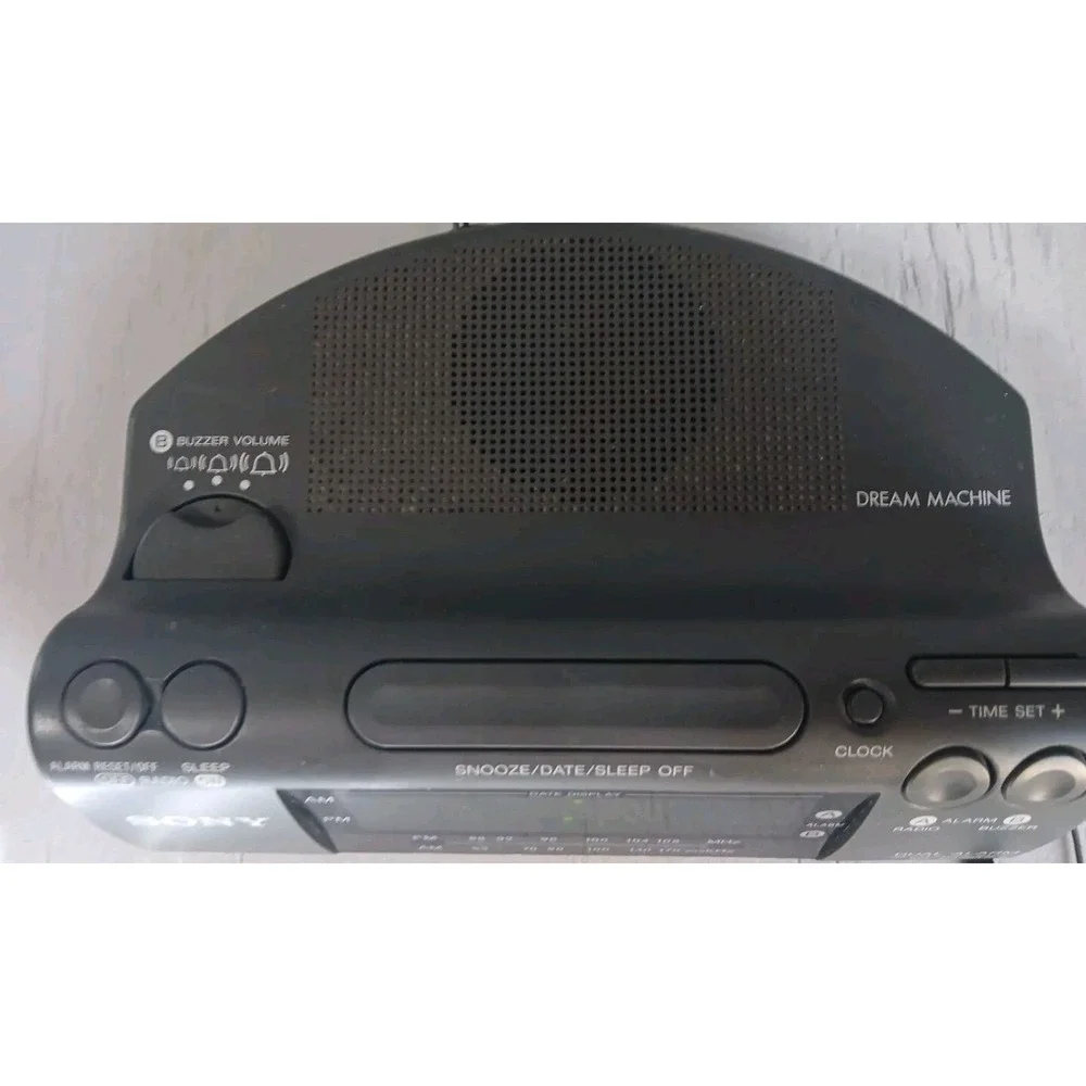 Sony Dream Machine ICF-C470MK2 Dual Alarm AM/FM‎ Radio Alarm Clock Tested Works